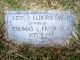 Lottie Eldora Smith Frederick Grave Marker (Burchwood Cemetery, Roxboro, NC)