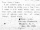 Alvenia Frederick Santa Claus Letter 1926