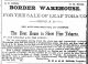 Border Warehouse. The Milton Chronicle (Milton, NC), 13 Feb 1879