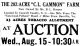 C. L. Gammon Farm Auction 1945