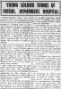 Dailey Fisher Frederick, Jr., Donates: The Roxboro Courier (Roxboro, NC), 21 February 1946