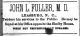 Dr. John L. Fuller. The Milton Chronicle (Milton, NC), 8 Jan 1858