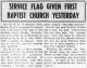 William Ransome Frederick Service Flag The Courier-Times (Roxboro, N.C.), 19 March 1945