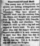 Tournament and Ball (The Caswell News, 9 Dec 1887)