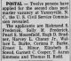 Yanceyville Post Office 1954 The News and Observer (Raleigh, North Carolina) 8 March 1954