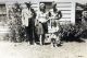 Jesse Siler Smith, Violet Bye Moorefield Smith, Jesse Gerald Smith, Brenda Graves Smith at Cradock, Portsmouth, VA, 1940s