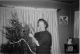 Mona Minerva Frederick Clayton at Christmas 1950s