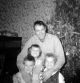 Christmas 1957: Jesse James Moorefield, Frank James Moorefield, Jr., Mary Jane Moorefield, Deborah White Moorefield